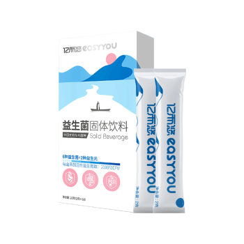 亿而悠益生菌10条/盒，6盒装