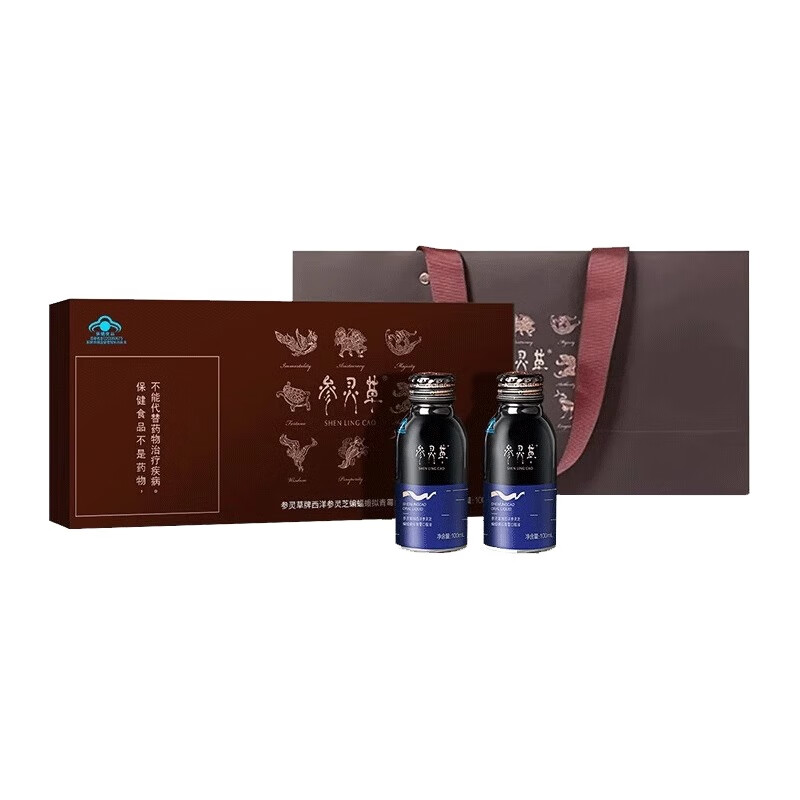 江中参灵草滋补养生瑰宝100毫升/瓶*5瓶/盒，6盒装