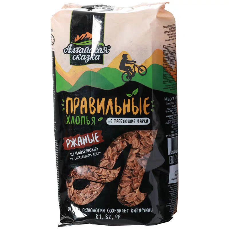 免煮黑麦麦片400克/袋，6袋装