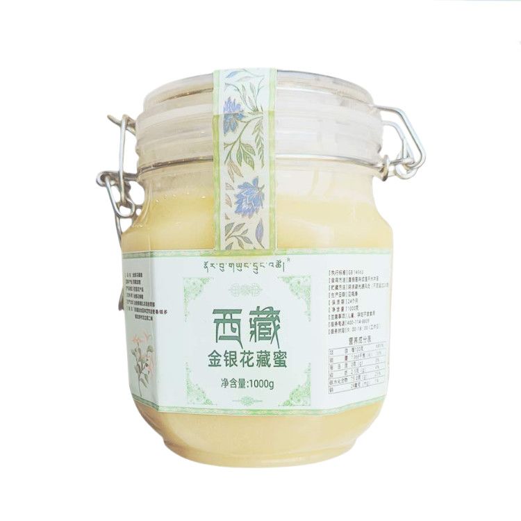 （罗布脓雍措)金银花蜂蜜1000G/罐，6罐装